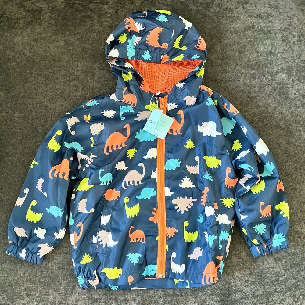 NWT Dinosaur Windbreaker Size 3